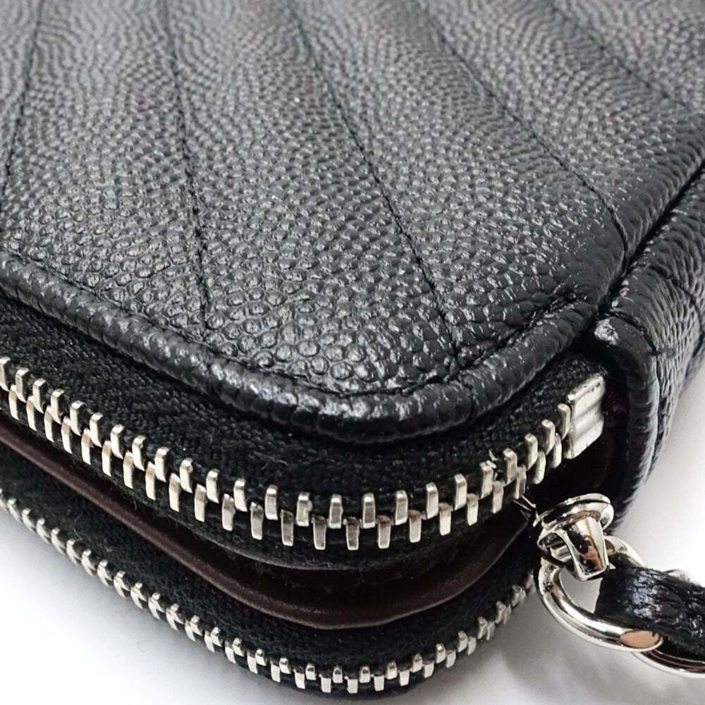 CHANEL Black Caviar Leather Wallet - Picture 5 of 10